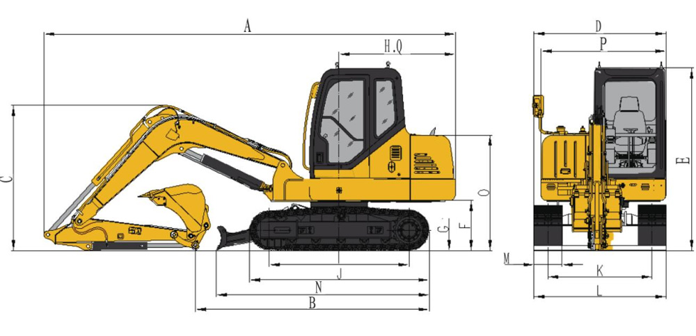 lc60 9a hydraulic crawler excavator