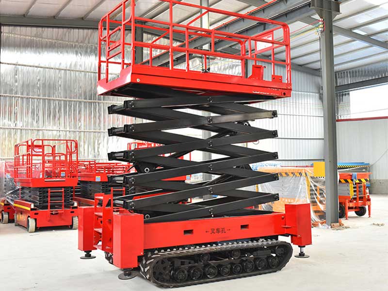 Crawler type fully automatic lifting platform