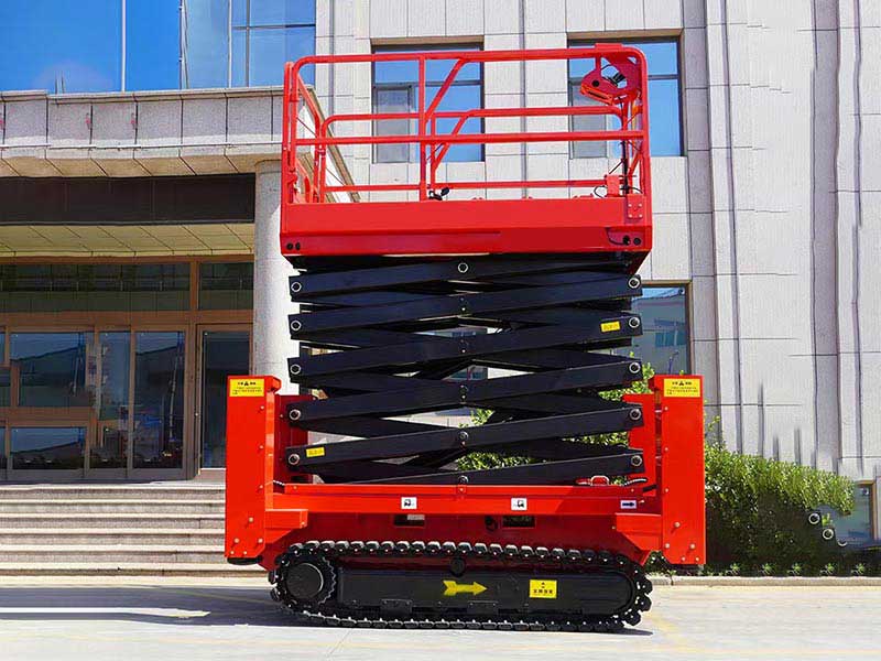 Crawler type fully automatic lifting platform