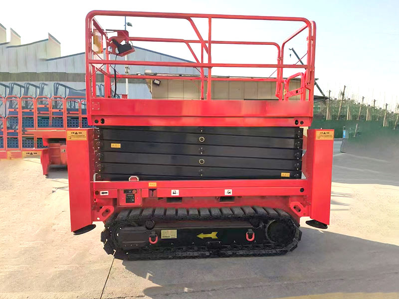 Crawler type fully automatic lifting platform