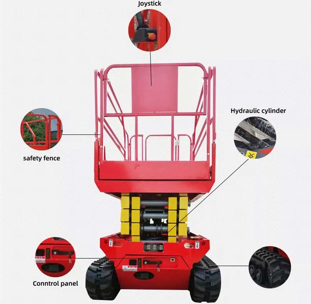 Crawler type fully automatic lifting platform