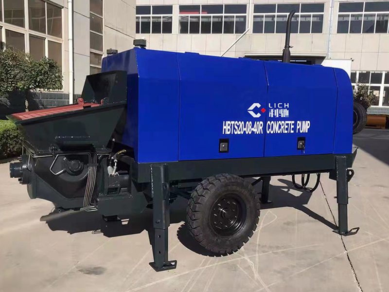 Diesel engine concrete pump