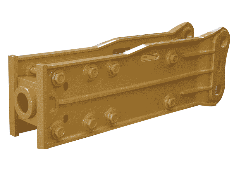 Hydraulic breaker hammer working principle and structural composition